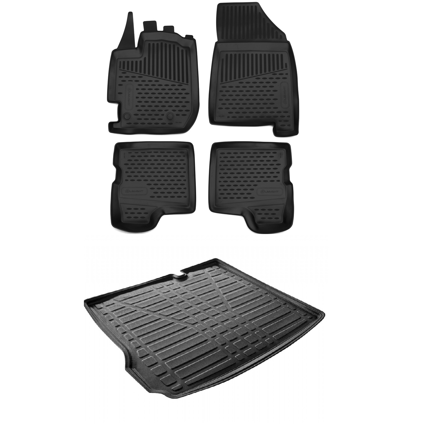   Novline DUSTER 2017 2019 Arası 3D Havuzlu Paspas Bagaj Havuzu Set