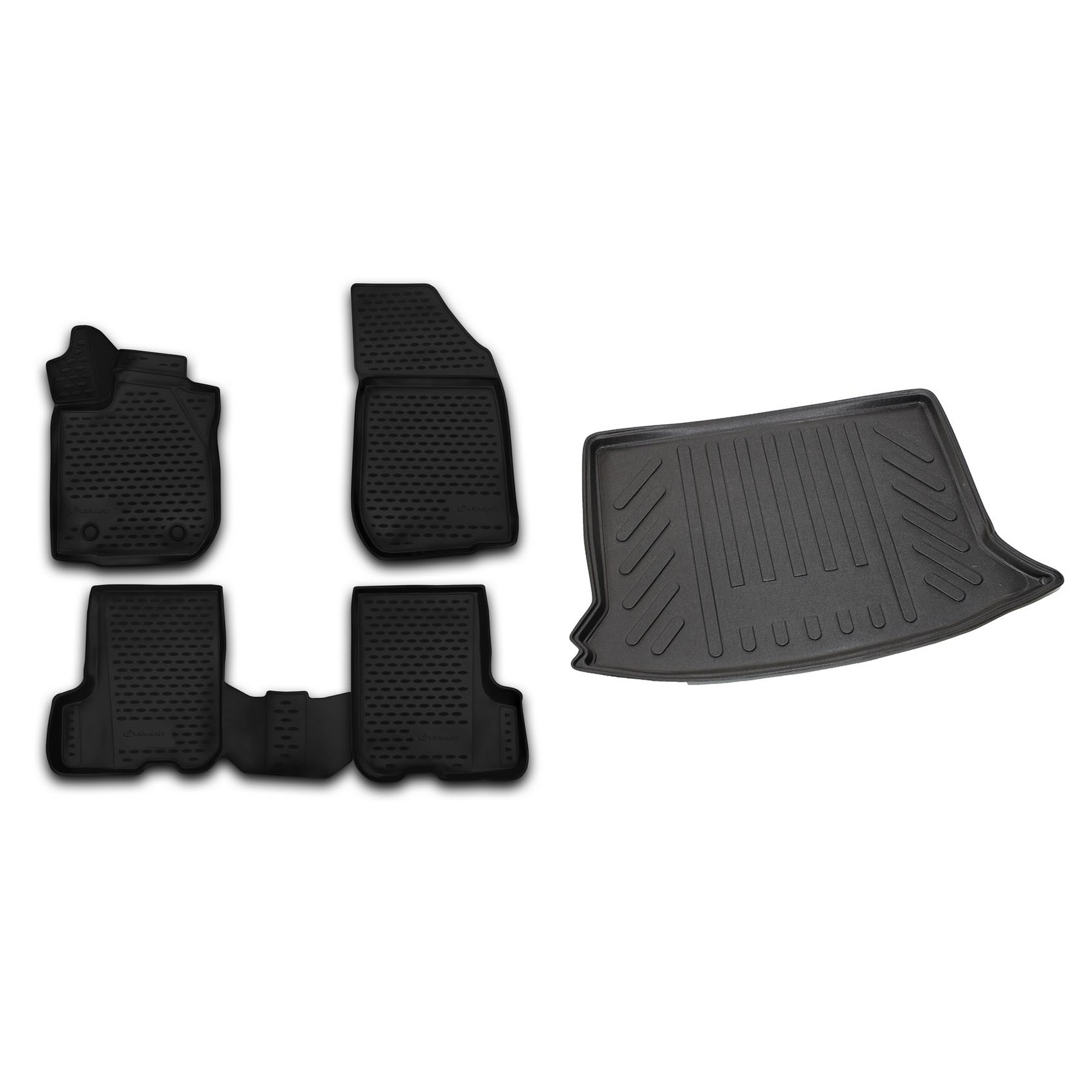 Novline Sandero 2013 2018 Arası 3D Havuzlu Paspas Bagaj Havuzu Set