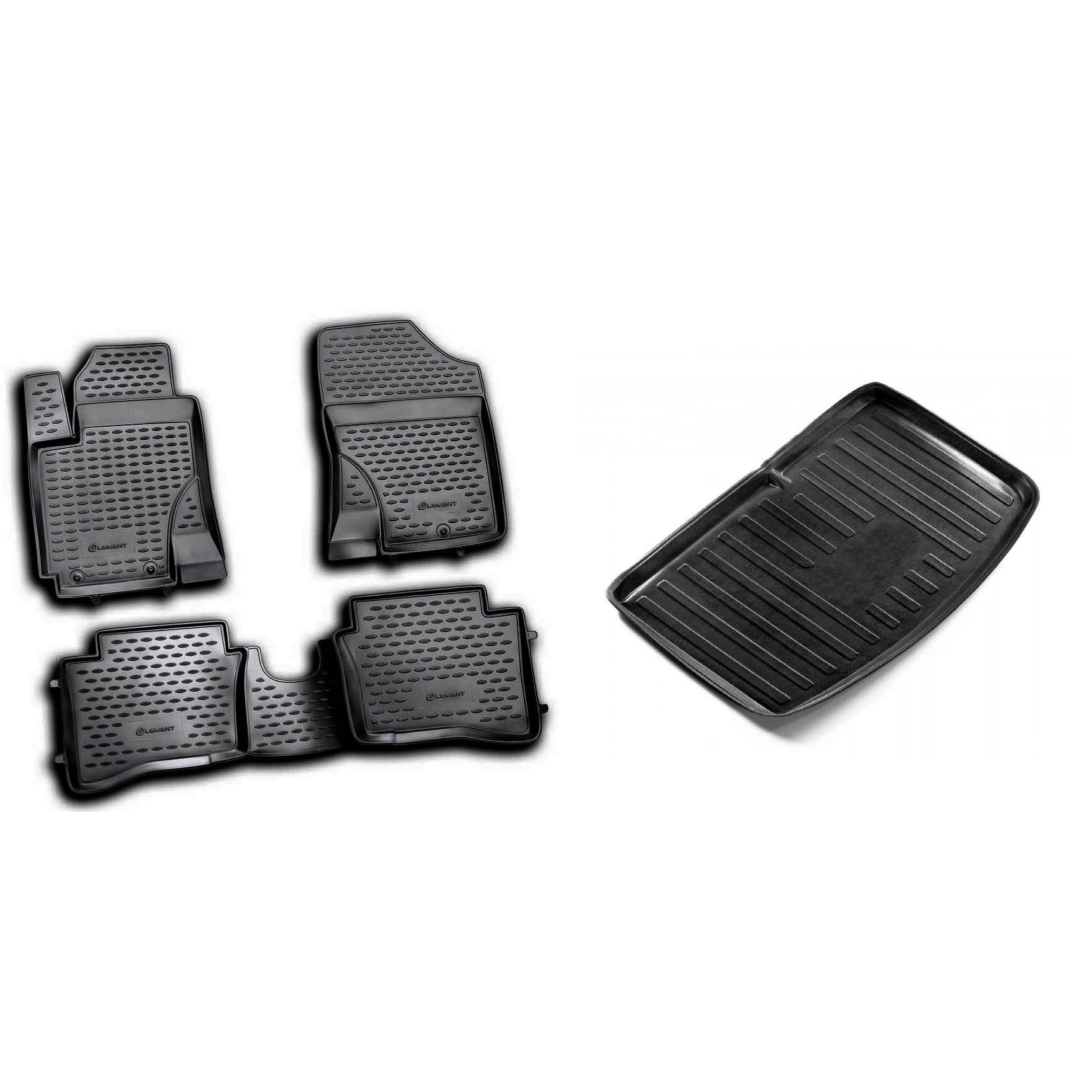 Novline HYUNDAI i20 2008 2014 Arası 3D Havuzlu Paspas Bagaj Havuzu Set