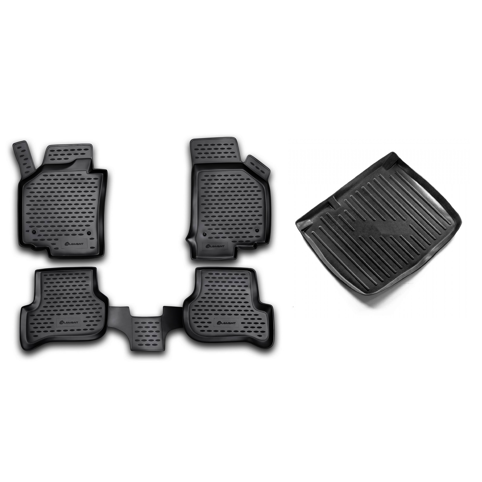 SEAT Leon 2012 2019 Arası 3D Havuzlu Paspas  Bagaj Havuzu Set