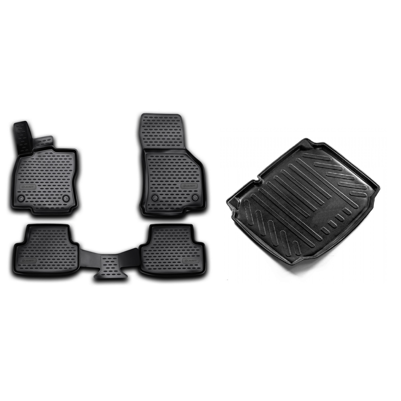 SEAT Leon 2005 2013 Arası 3D Havuzlu Paspas Bagaj Havuzu Set