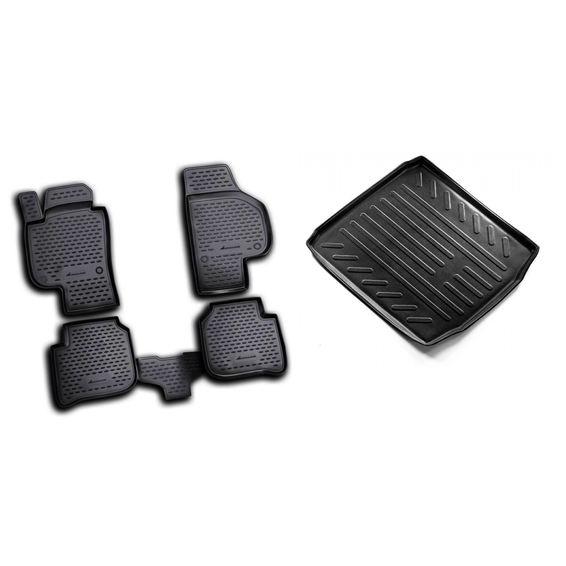 SKODA Super B 2008 2015 Arası 3D Havuzlu Paspas Bagaj Havuzu 